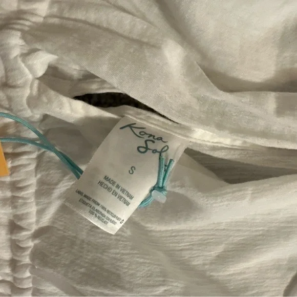 NWT Kona Sol White Maxi Dress - Picture 7 of 9